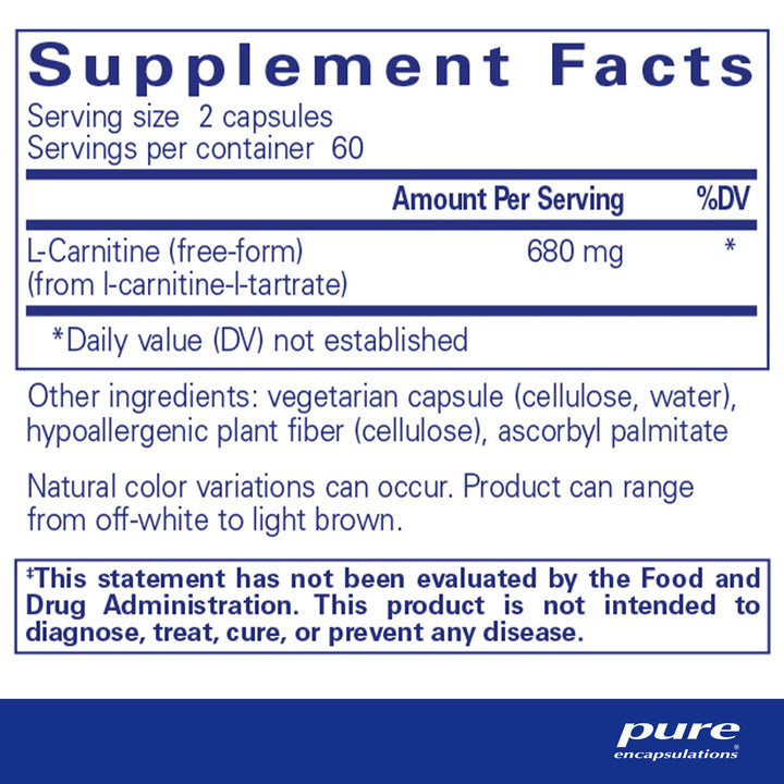 l-Carnitine 120's