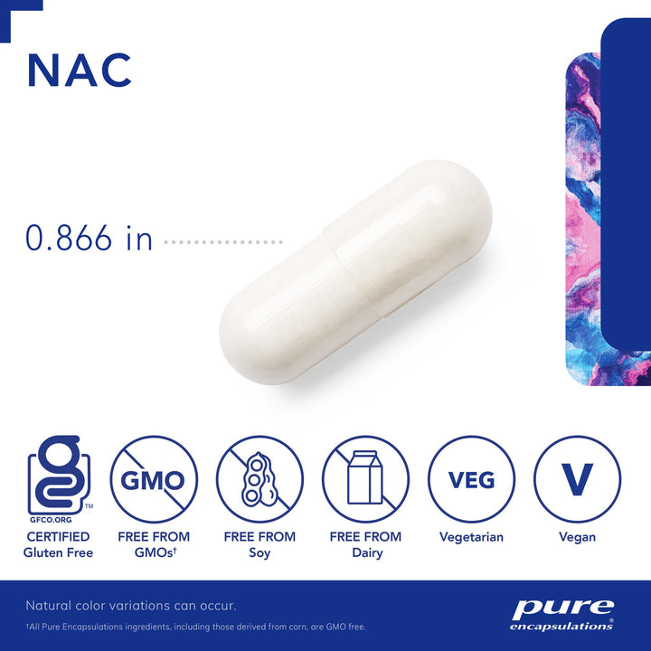 NAC (N-Acetyl-l-Cysteine) 600 mg. 90's