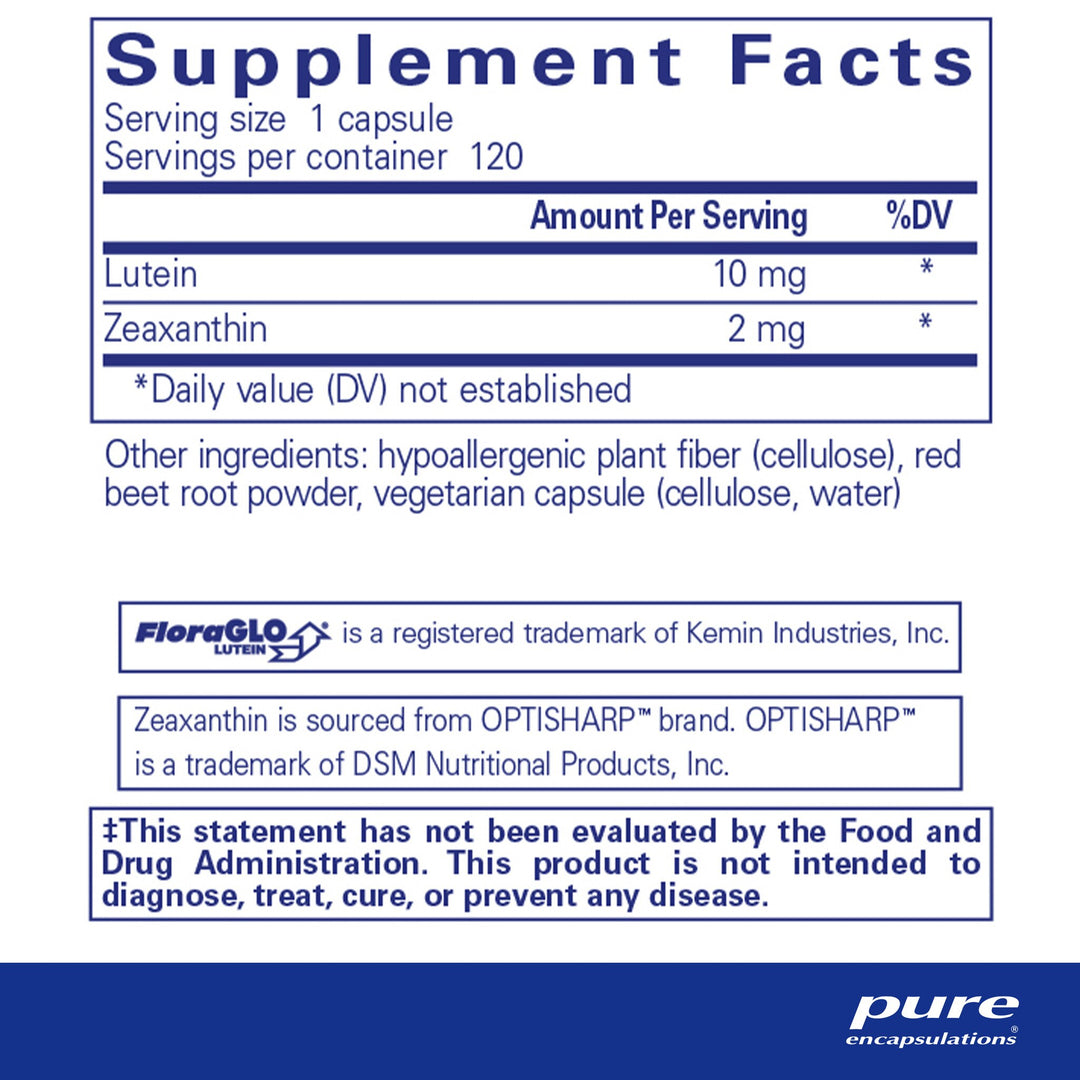 Lutein/Zeaxanthin 120's