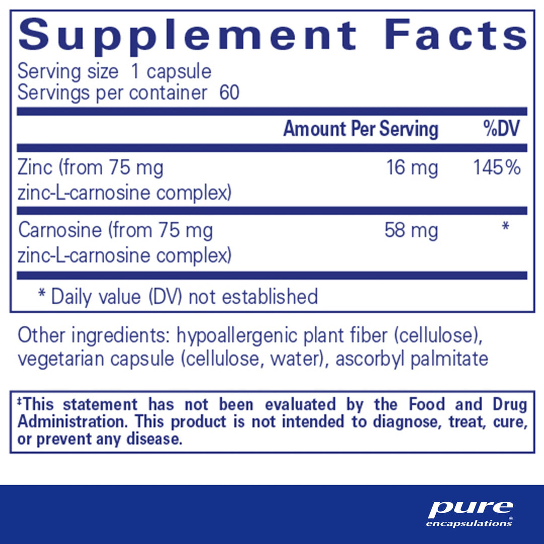 Peptic-Care ZC‡ (Zinc-L-Carnosine)