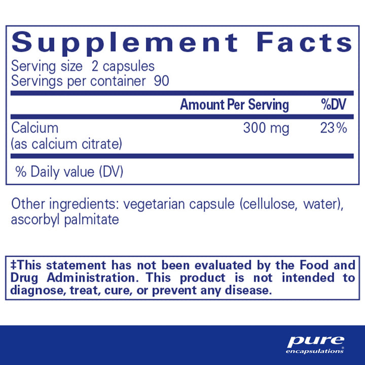 Calcium (citrate) 180's