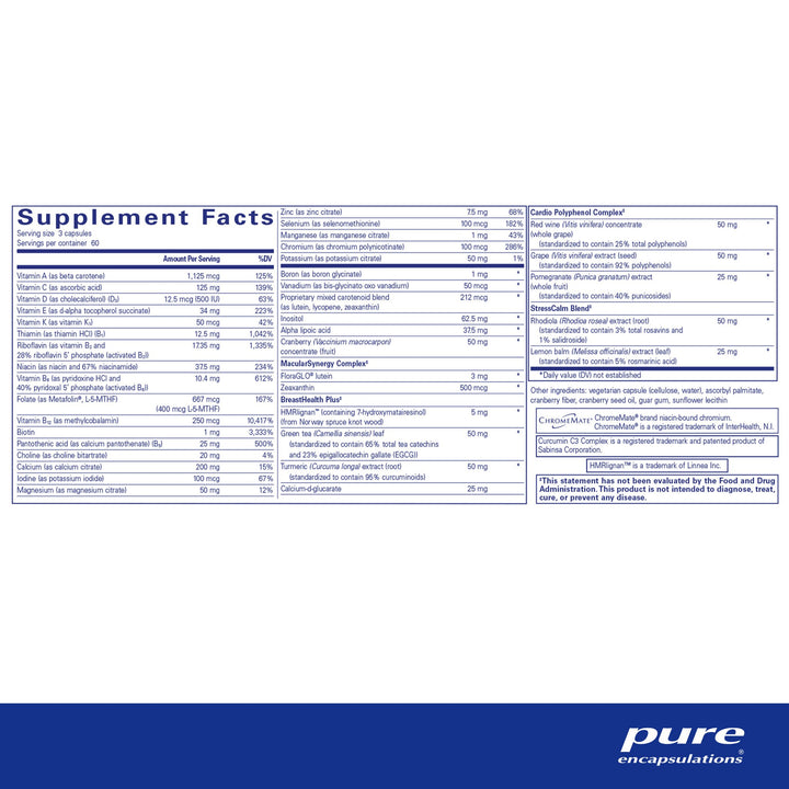 Women's Nutrients 180's