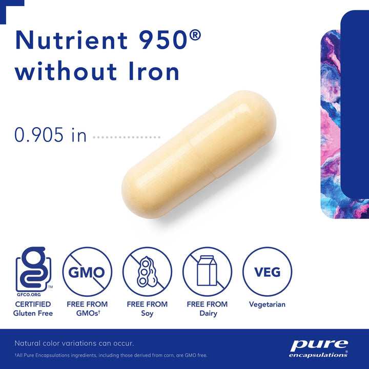 Nutrient 950® w/o Iron 180's
