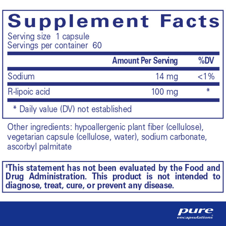 R-Lipoic Acid (Stabilized) 60's