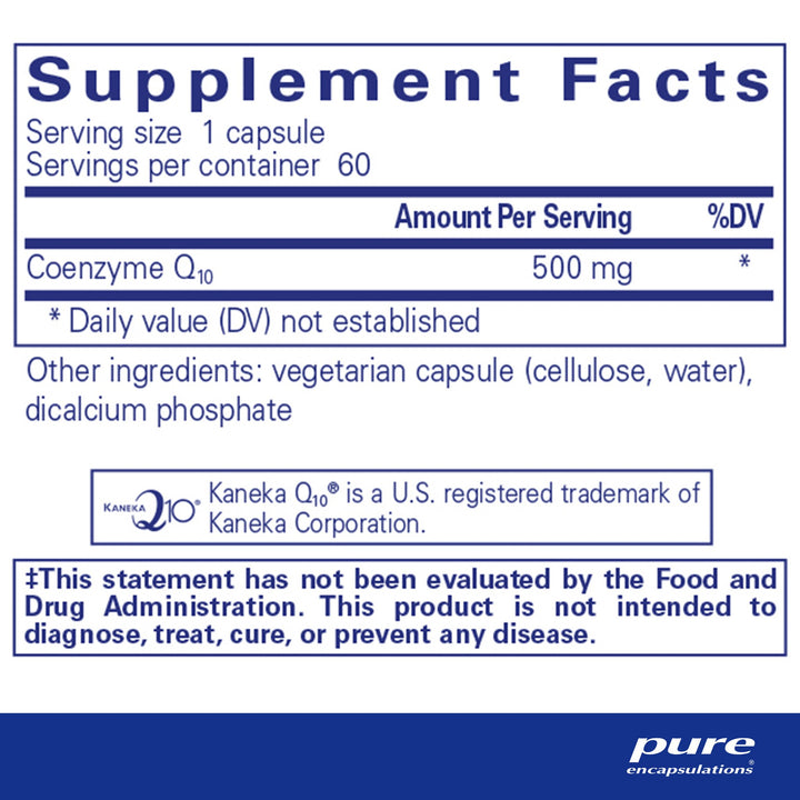 CoQ10 - 500 Mg.