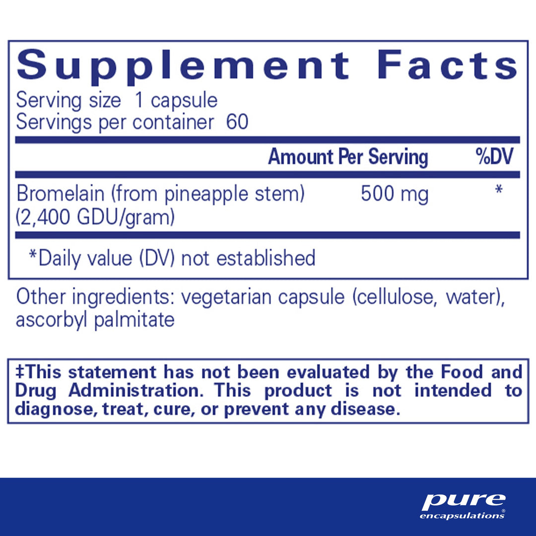 Bromelain 2400 500 mg. 60's